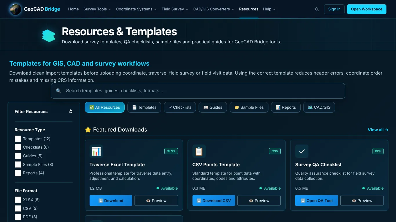 Resources & Templates